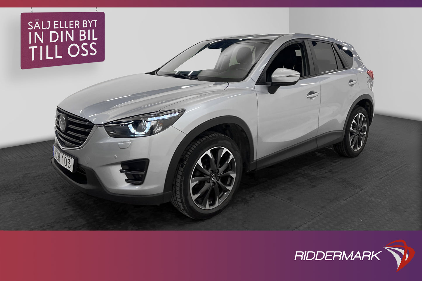 Mazda CX-5 2.2 AWD 175hk Optimum BOSE B-kamera Skinn Drag