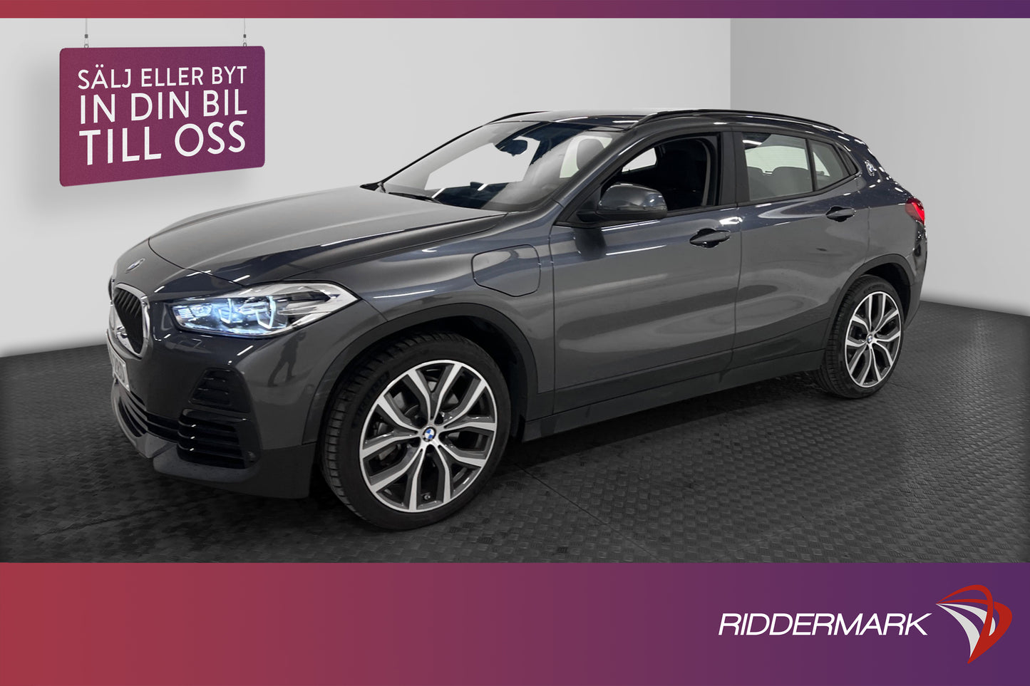 BMW X2 xDrive25e Kamera Head-Up Rattvärme Navi Sportsäten