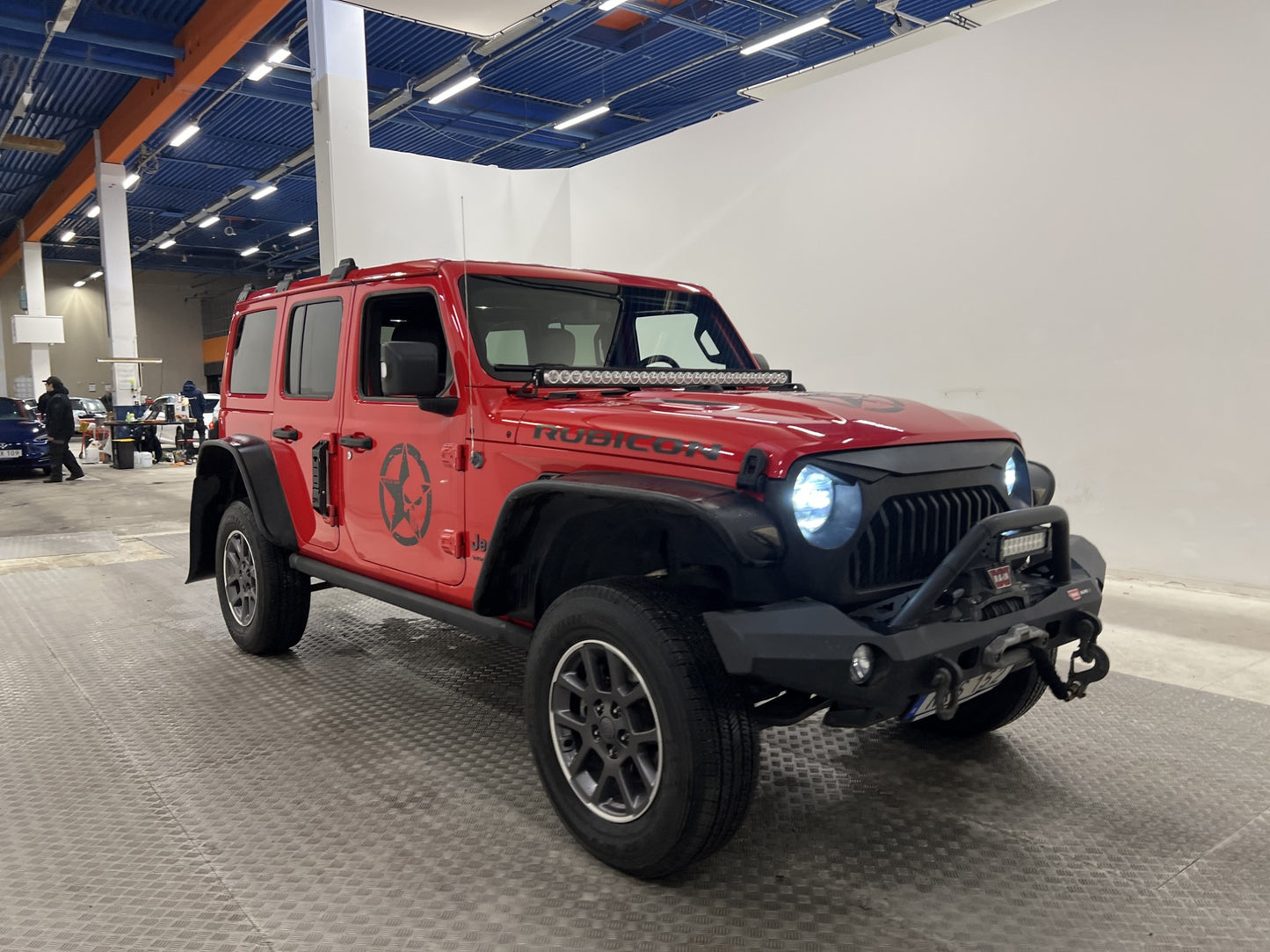 Jeep Wrangler Unlimited Rubicon 2.2CRD 4WD Drag Skinn Vinsch