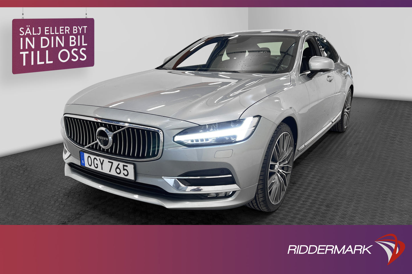 Volvo S90 D5 AWD 235hk Inscription D-Värmare 360° VoC Skinn