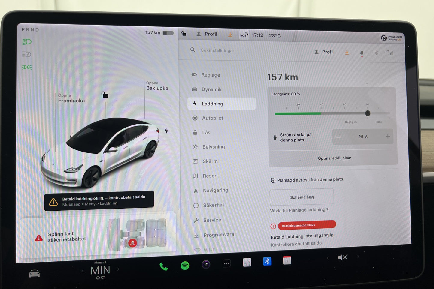 Tesla Model 3 Standard Range Plus En-brukare AP Sv.Såld MOMS