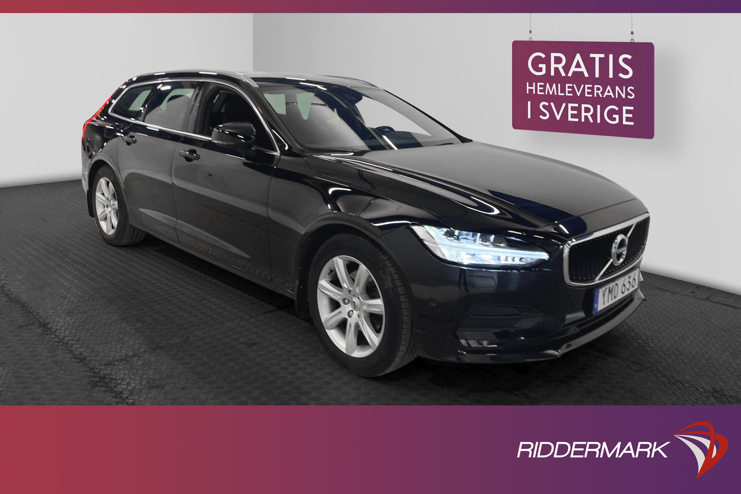 Volvo V90 D3 AWD Business Advanced D-värm VOC Drag Navi