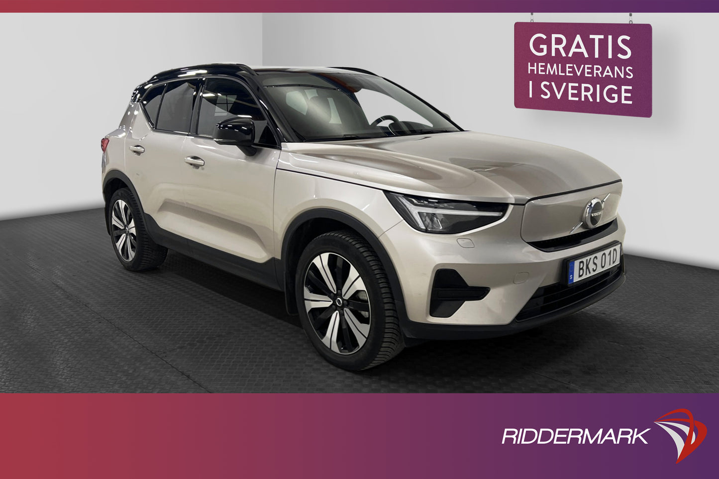 Volvo XC40 Recharge Single Motor 231hk Backkamera Rattvärme