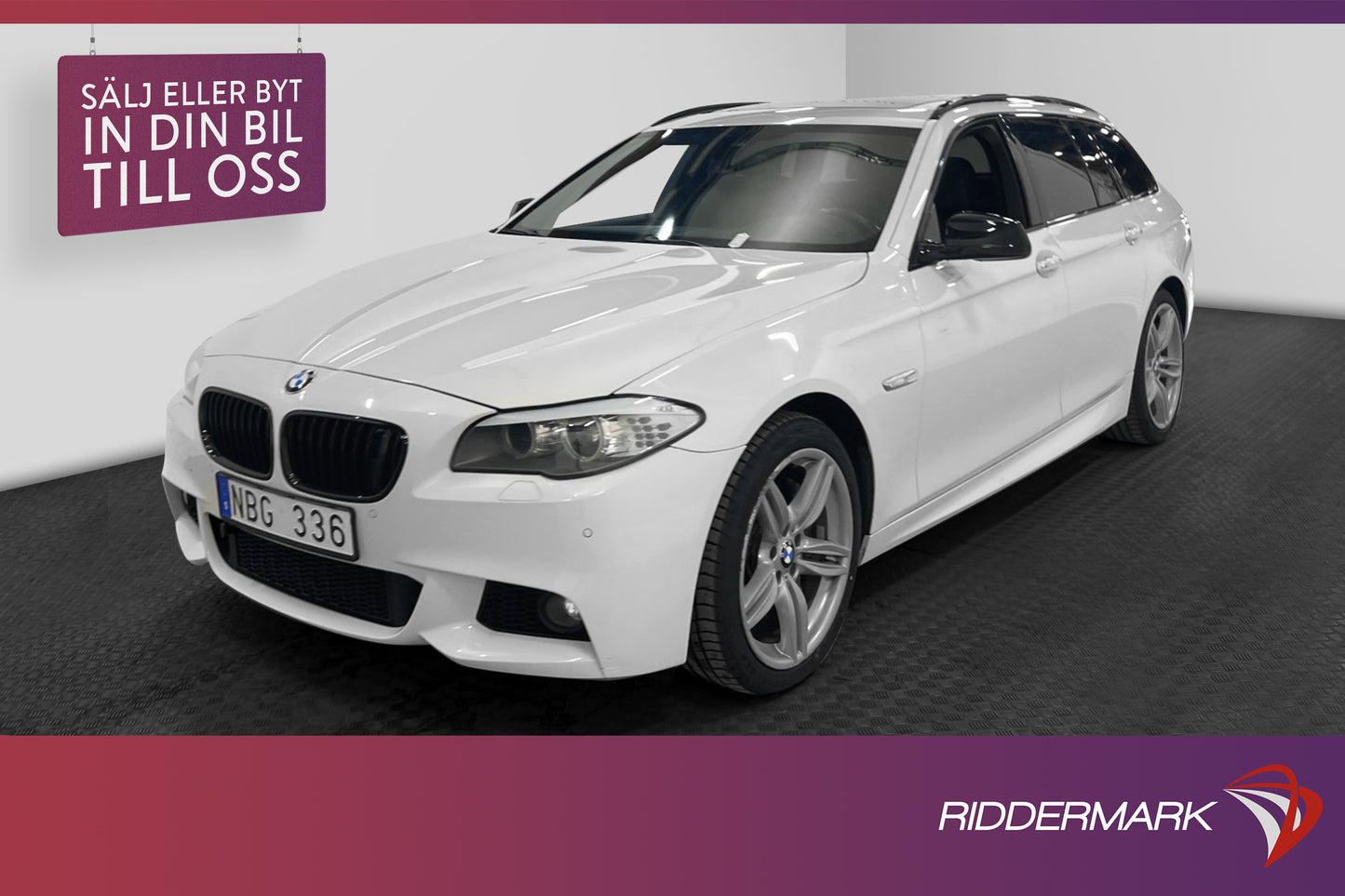 BMW 535d xDrive 313hk M Sport M-värm Pano Skinn Night Vision