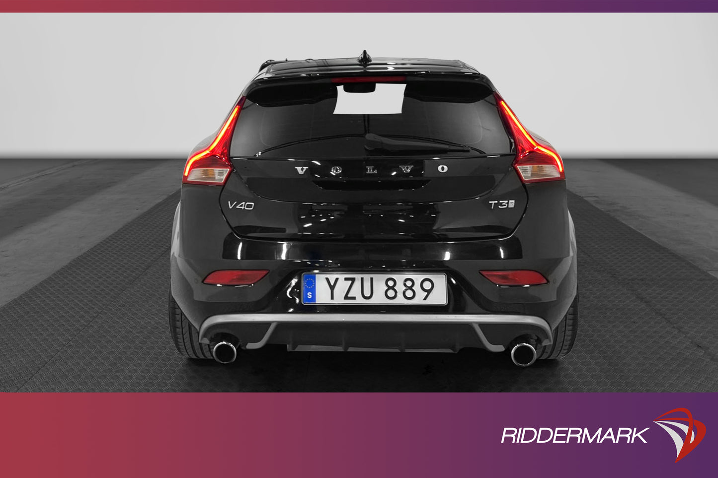 Volvo V40 T3 R-Design VOC Värmare Skinn/Alcantara Välservad