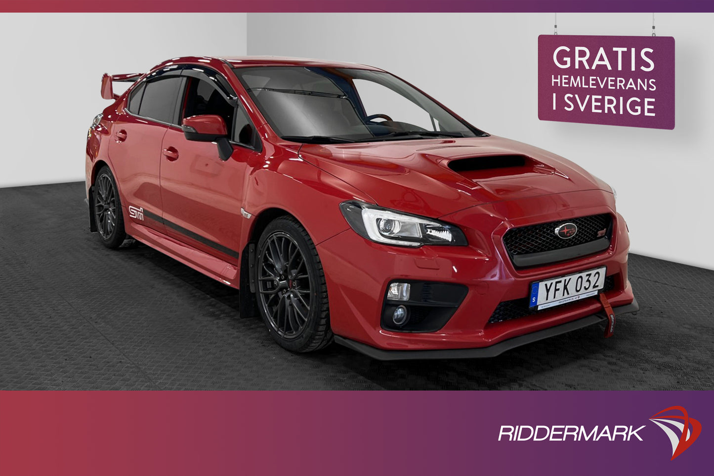 Subaru WRX STi 2.5 4WD 300hk Svensksåld