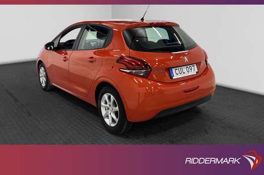 Peugeot 208 1.2 VTi 82hk M/K-Värmare 2 Brukare 0.45L/Mil