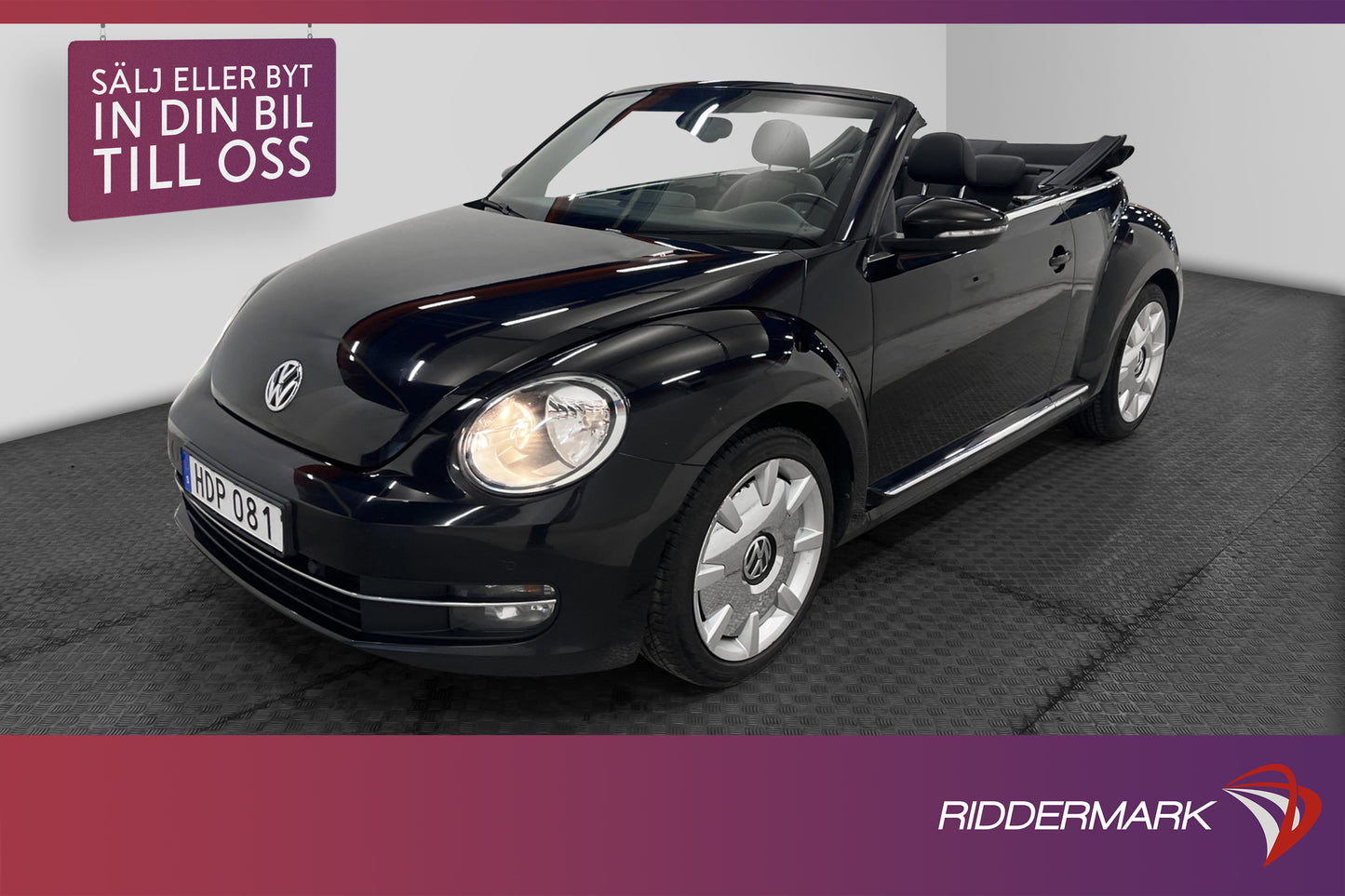 Volkswagen Beetle Cabriolet 2.0 220hk Sensorer Skinn Välserv