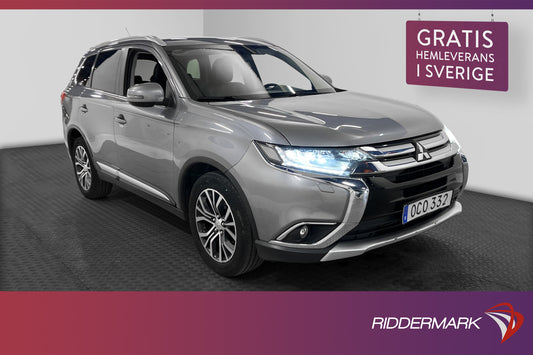 Mitsubishi Outlander 2.2 Di-D 4WD 150hk 7-sits Kamera Skinn