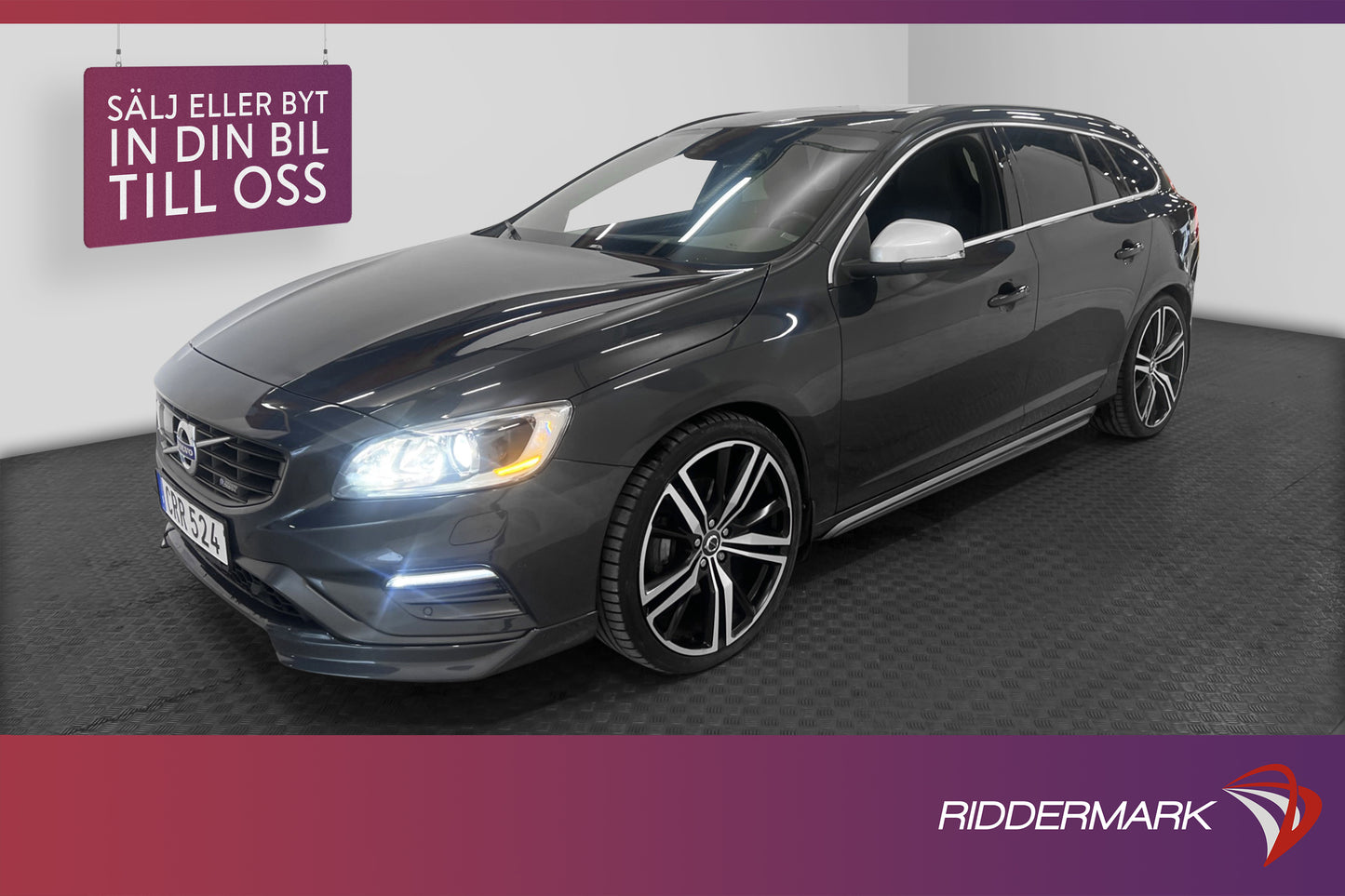 Volvo V60 D4 AWD 181hk R-Design VOC Pano BLIS Navi Sensorer