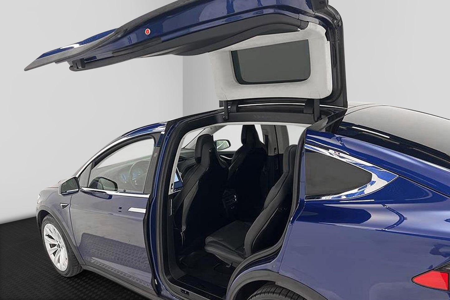 Tesla Model X 90D AWD Backkamera 6-Sits Navi FSD Drag Skinn