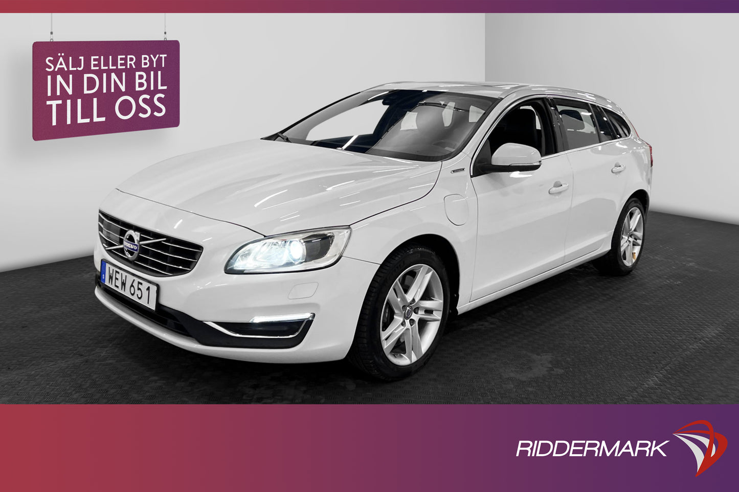 Volvo V60 D5 Plug-in AWD 231hk Summum T-Lucka Kamera VOC