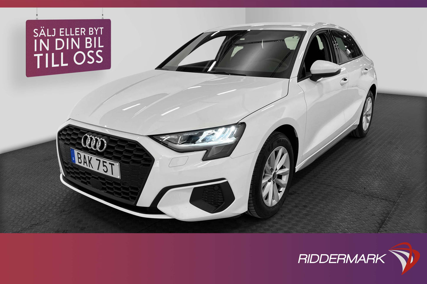 Audi A3 Sportback 35 TFSI S Tronic 150hk Backkamera Carplay