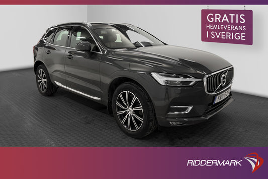 Volvo XC60 T5 AWD 254hk Inscription B-värm Skinn Nyserv VOC