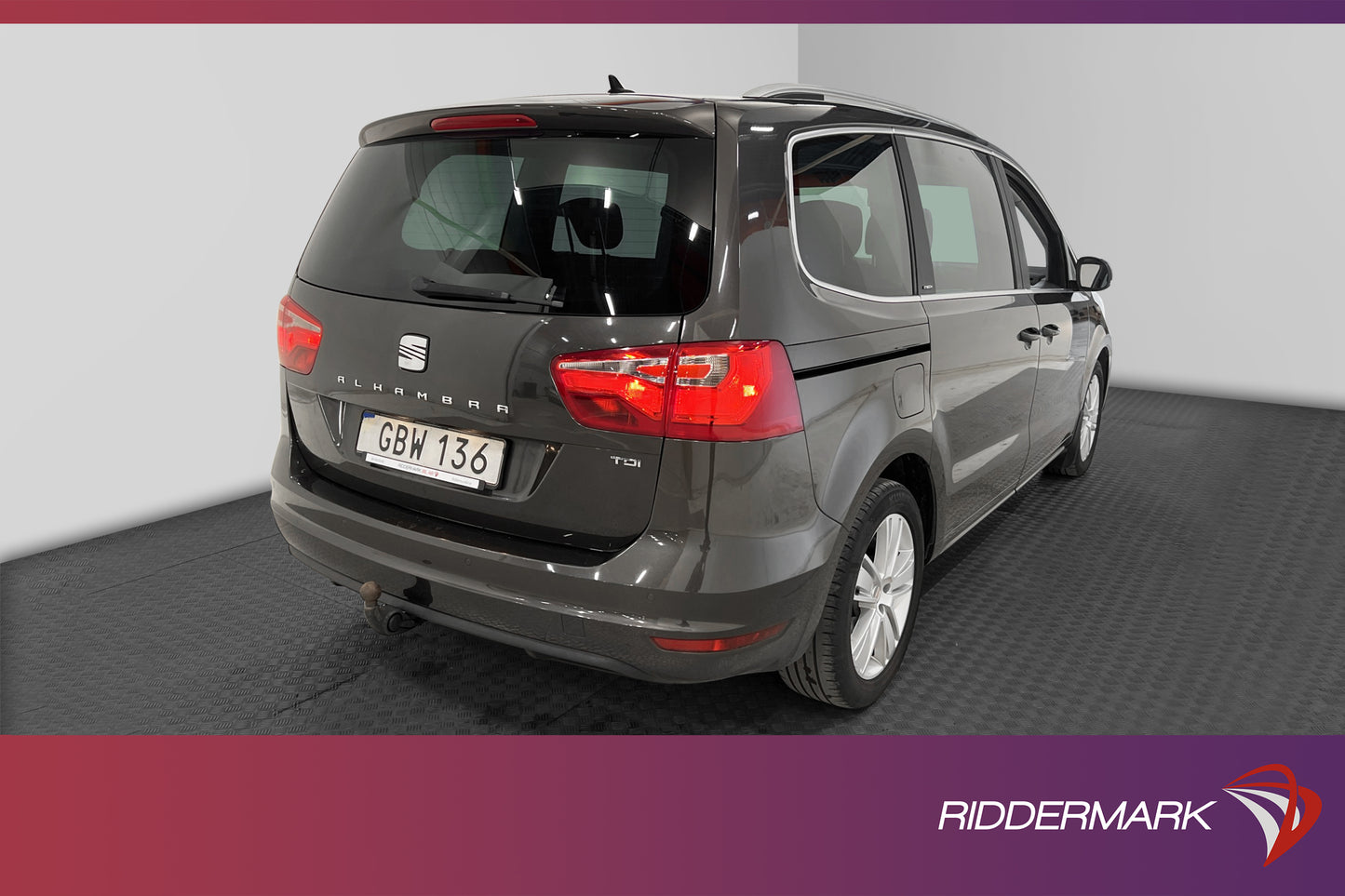 SEAT Alhambra TDI Kamera Värmare Drag Keyless Navi 7-Sits