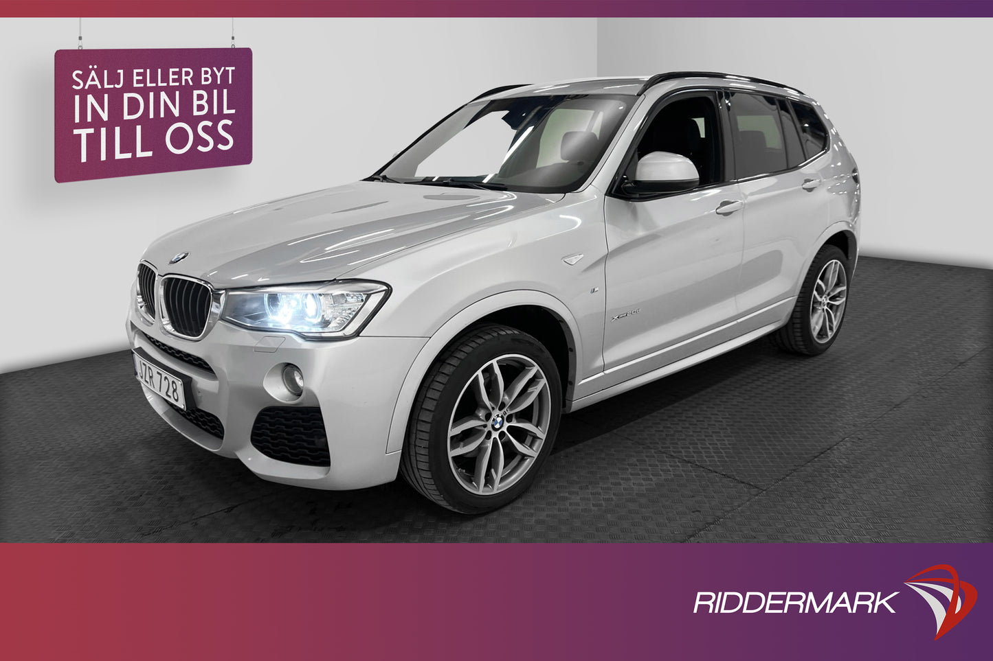 BMW X3 xDrive20d 190hk M-Sport Skinn Drag Välservad