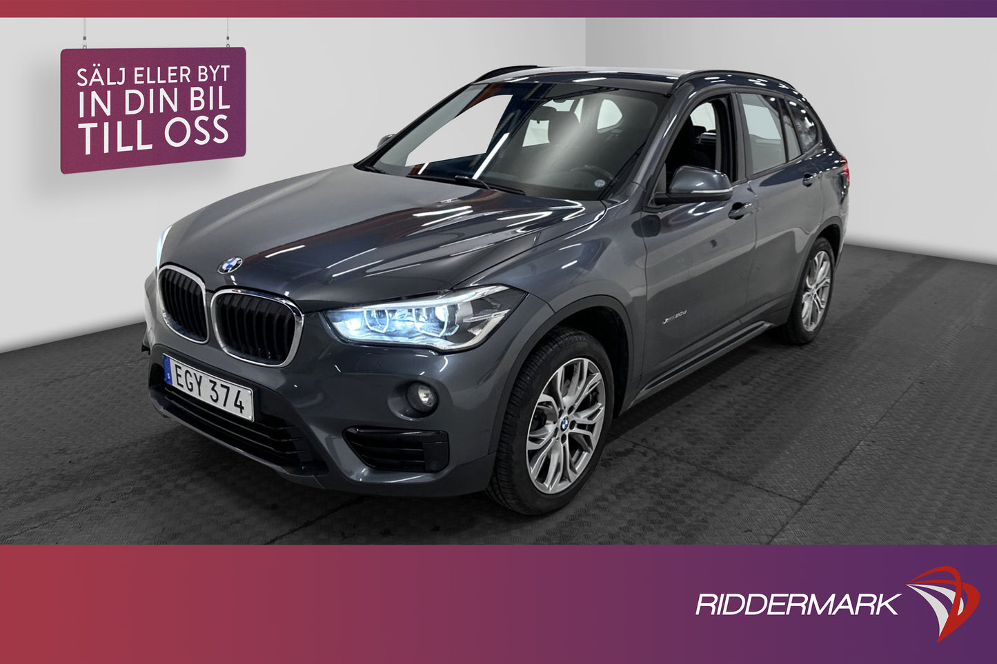 BMW X1 xDrive20d Sport line M-ratt Kamera Rattvärm Dragkrok