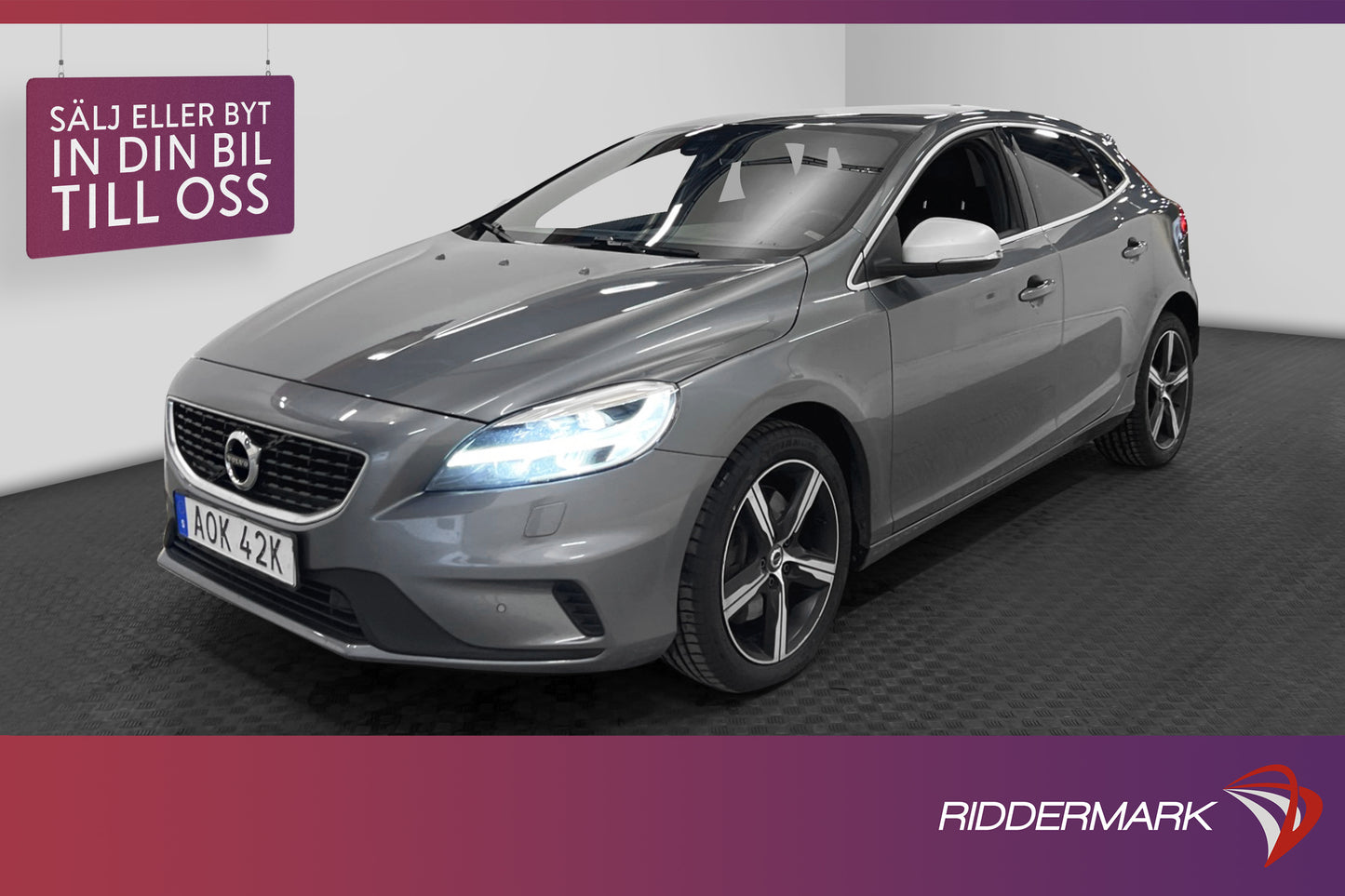 Volvo V40 T3 152hk R-Design Navi P-Värm VOC PDC