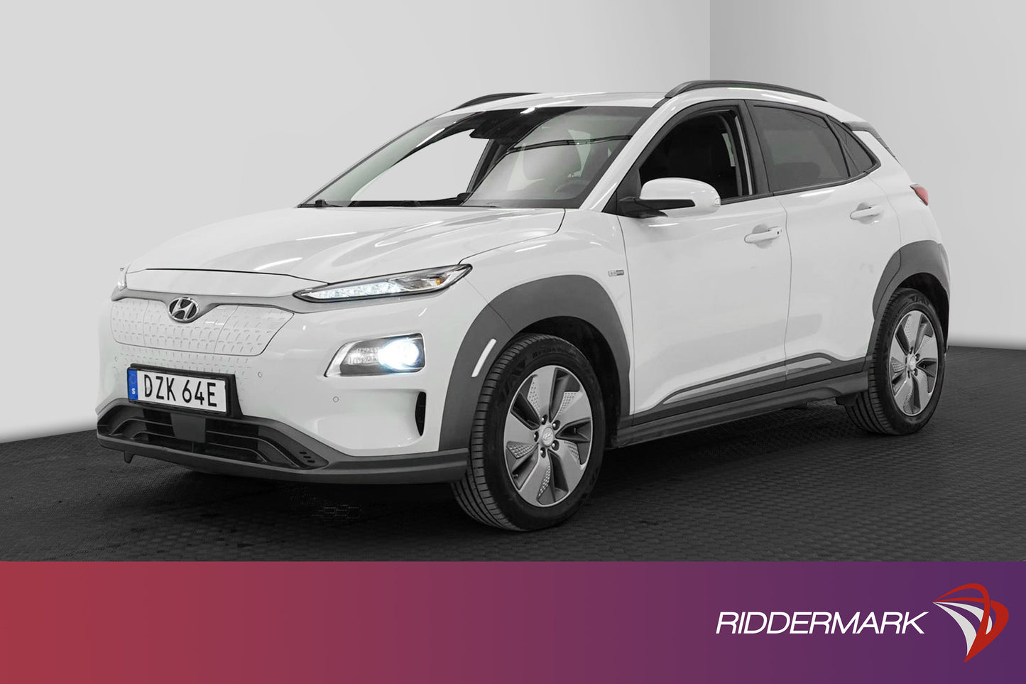 Hyundai Kona 64 kWh 204hk Advanced Rattvärme Värmare