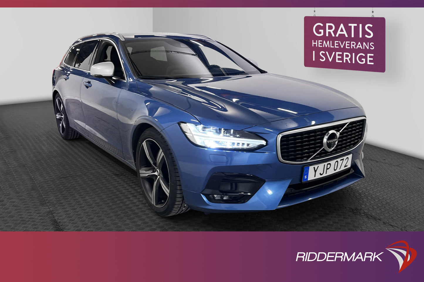 Volvo V90 D5 235hk AWD R-Design D-Värmare VOC 360º Dragkrok