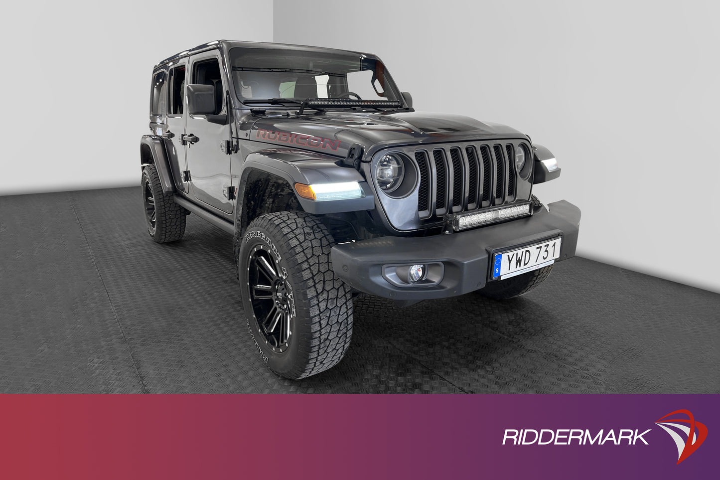 Jeep Wrangler Unlimited 4WD 272hk Rubicon Skinn Backkamera