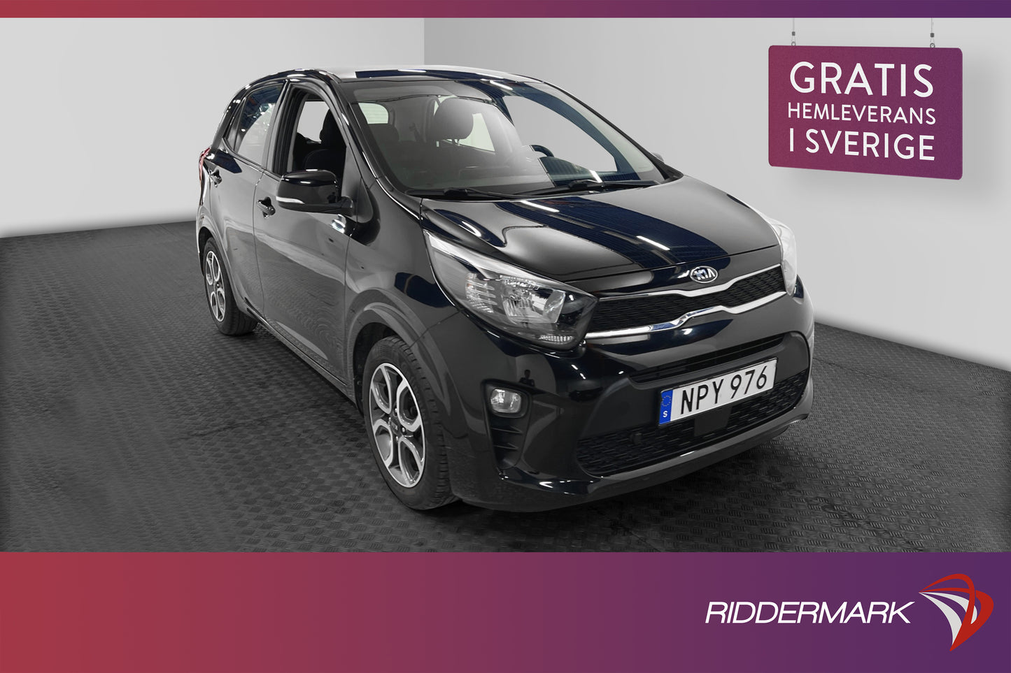 Kia Picanto 1.0 67hk GLS M/K-Värmare B-Kam CarPlay 0.5L/Mil