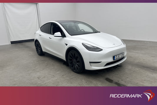 Tesla Model Y Performance AWD AP En-brukare Svensksåld