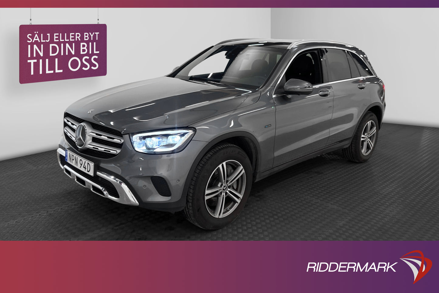 Mercedes-Benz GLC 300 e 4M 320hk 360* Pano  Burmester MOMS