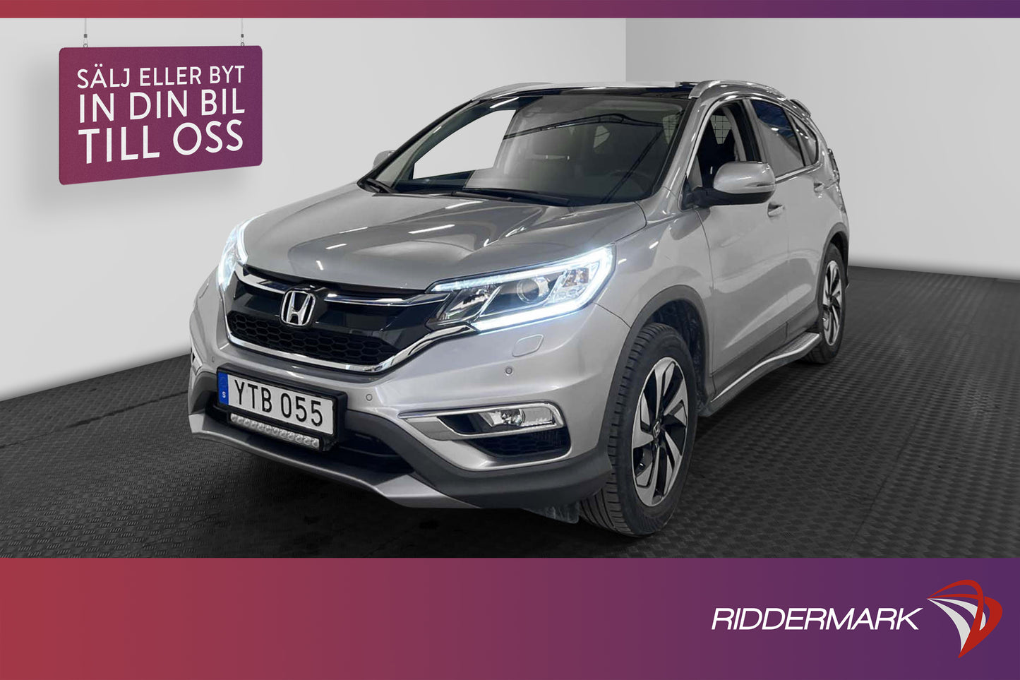 Honda CR-V 1.6 i-DTEC 4WD 160hk Executive Pano Navi Skinn