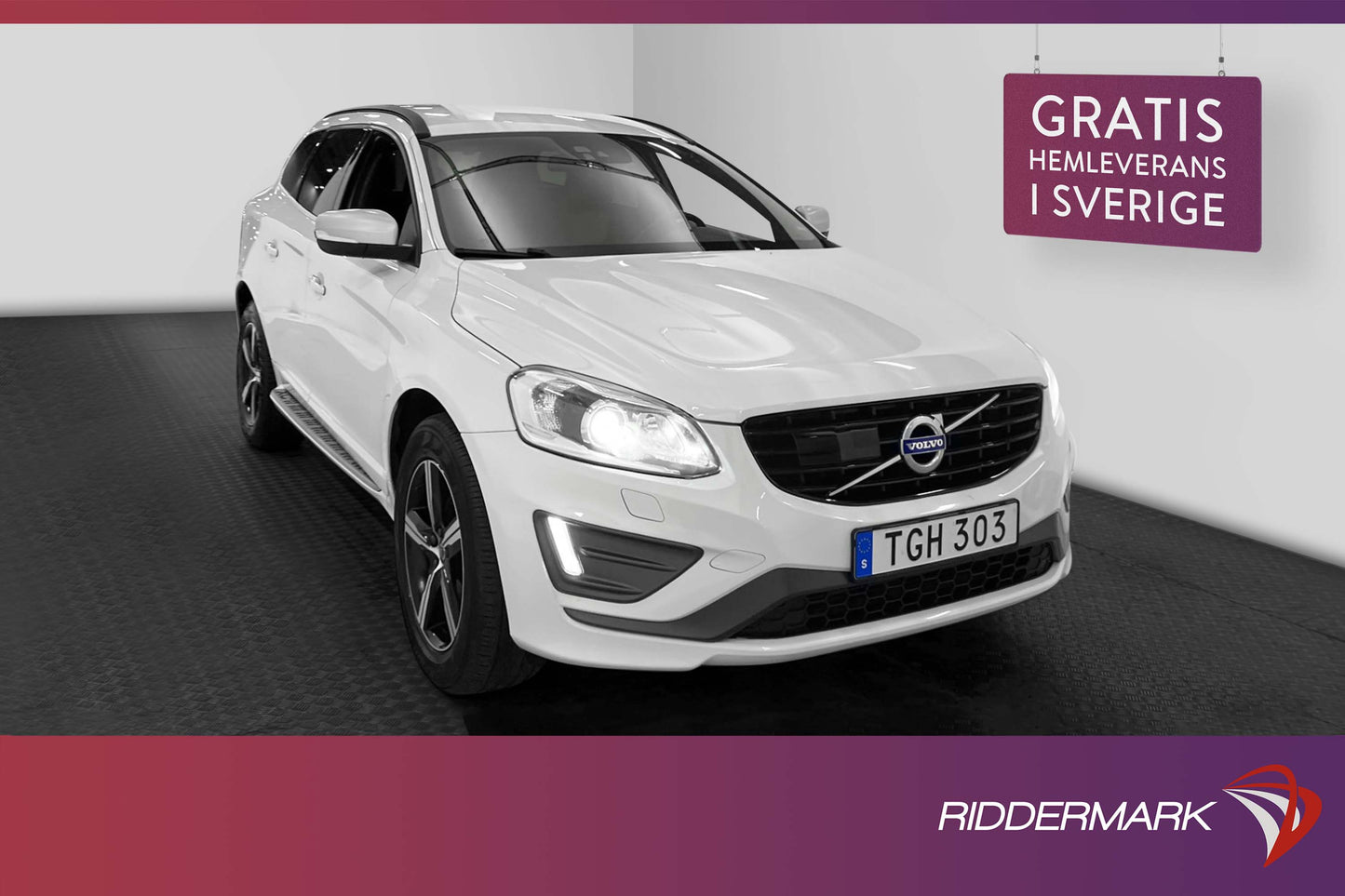 Volvo XC60 D4 190hk AWD R-Design D-Värm H/K VOC Drag BLIS