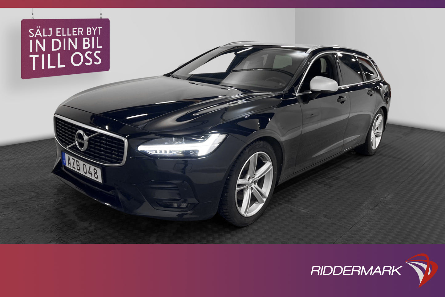 Volvo V90 D4 AWD R-Design VOC Värmare Kamera Navi BLIS Drag