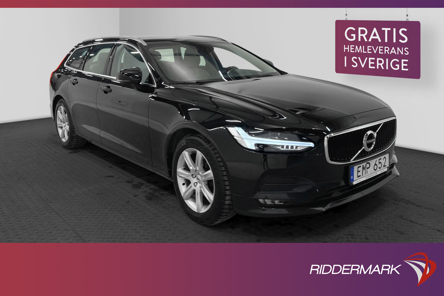 Volvo V90 D3 Advanced VOC Värm HUD Kamera BLIS Keyless Drag