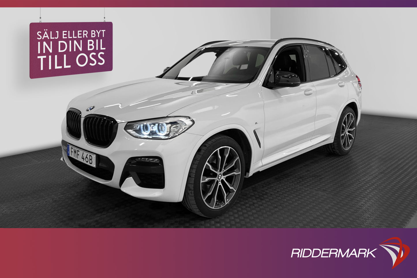 BMW X3 xDrive20d M Sport Cockpit HiFi Keyless Värmare Drag