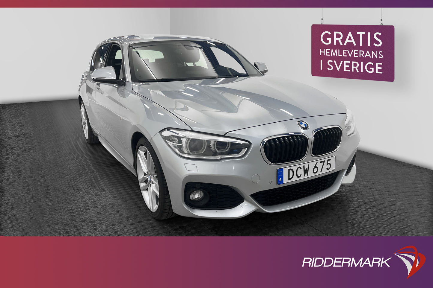 BMW 118i 136hk M Sport Navigation BT P-Sensorer Nyservad