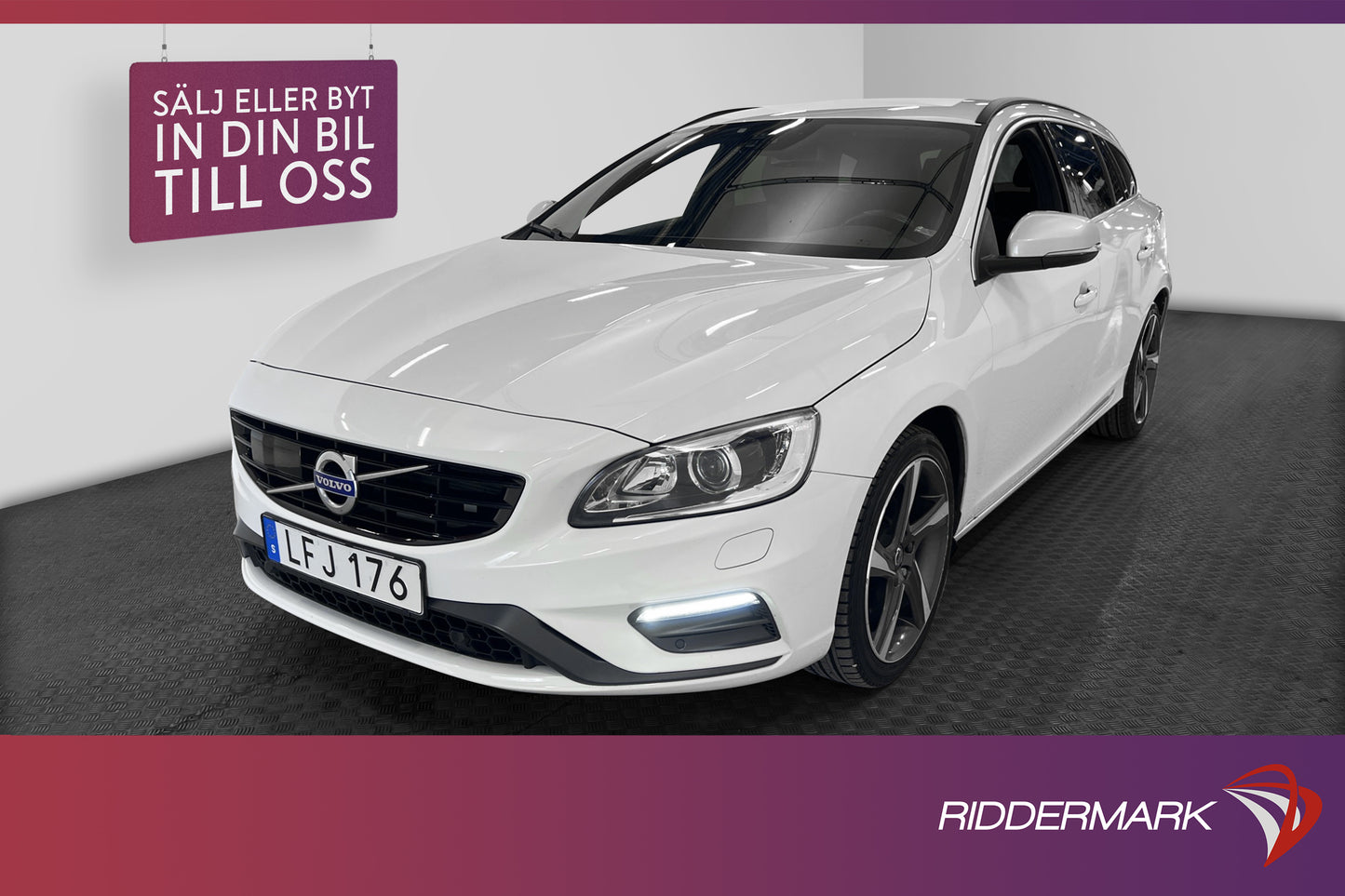 Volvo V60 D3 R-Design VOC Värmare BLIS Navi Keyless Elstol