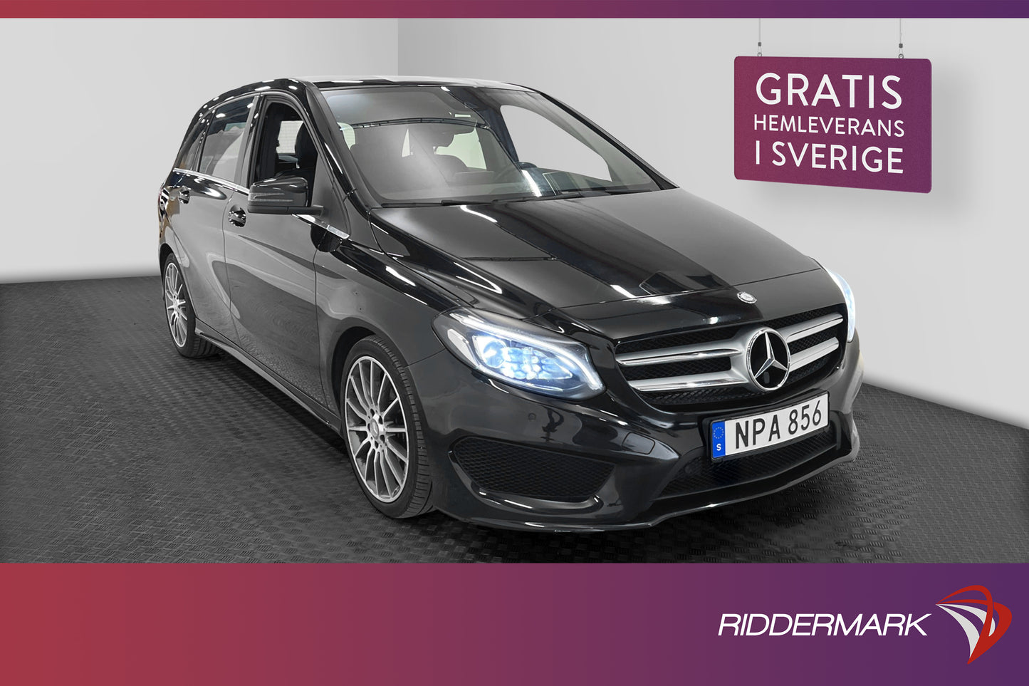 Mercedes-Benz B 200 d 136hk AMG Navi M-Värm Dragkrok PDC