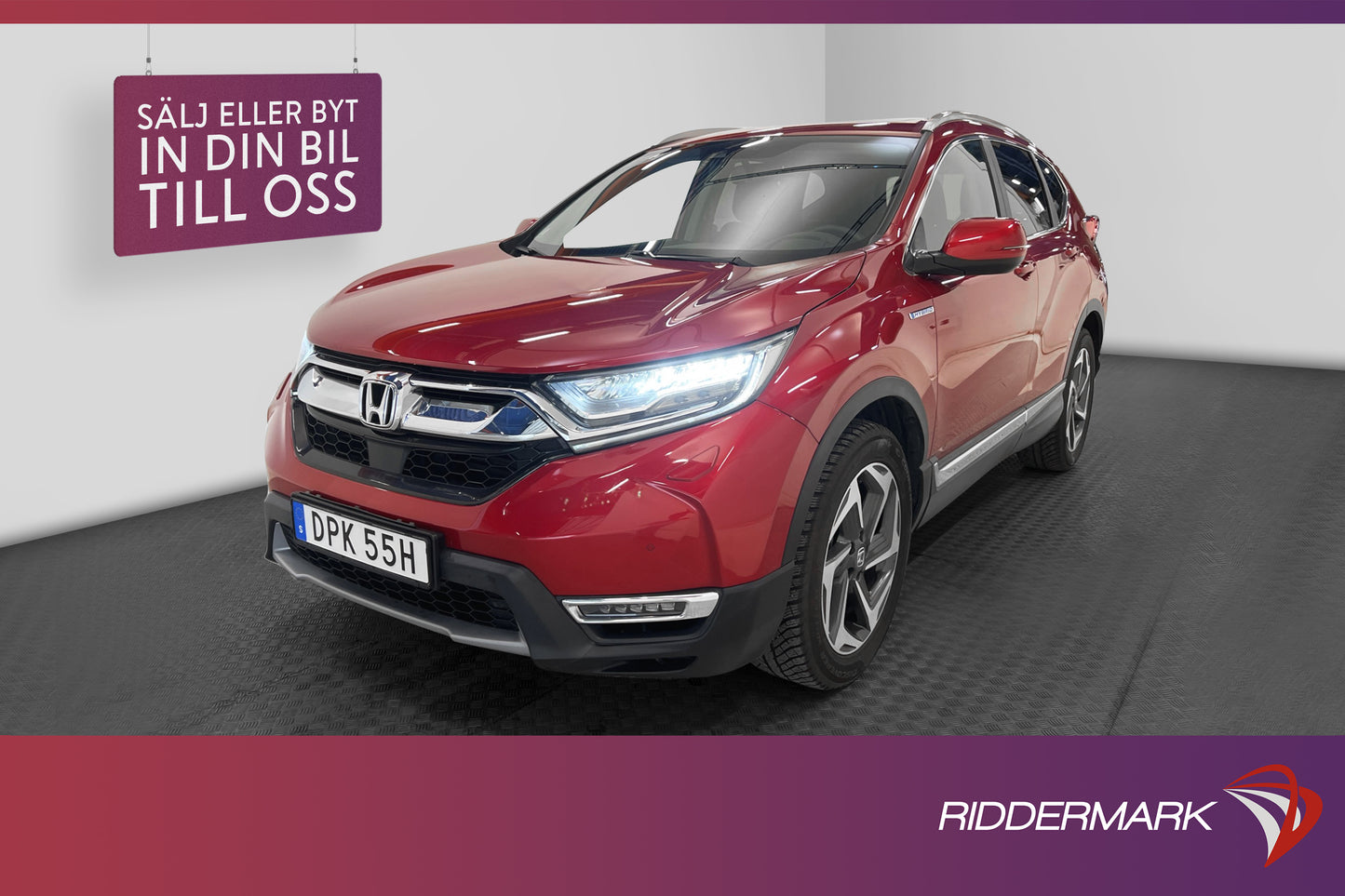 Honda CR-V Hybrid AWD 215hk Executive Pano Skinn Kamera Navi