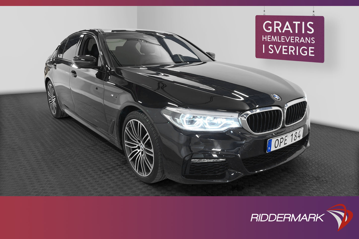 BMW 520 d 190hk xDrive M-Sport D-Värm Skinn T-Lucka H/K HUD