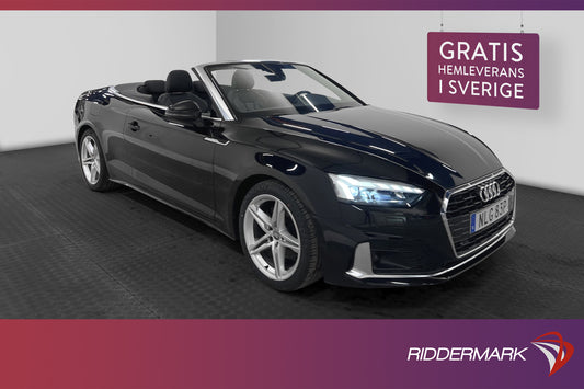 Audi A5 Cabriolet 40 TFSI 190hk Proline Matrix Kamera Skinn