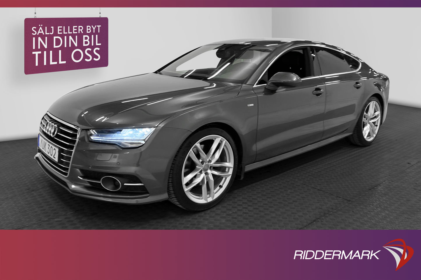 Audi A7 Sportback 2.0 TFSI Q 252hk S-Line Drag Matrix Navi