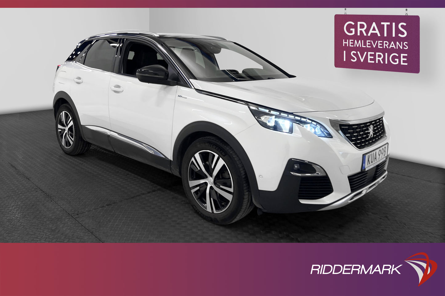 Peugeot 3008 SUV GT HYBRID 1.6  225hk Navi Cockpit MOMS