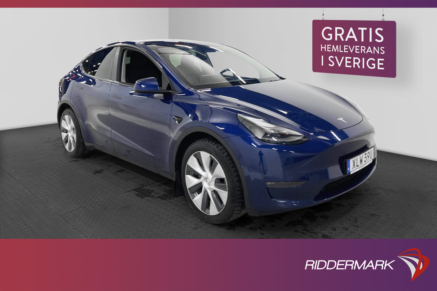 Tesla Model Y Long Range AWD 345hk Svensksåld Drag AP