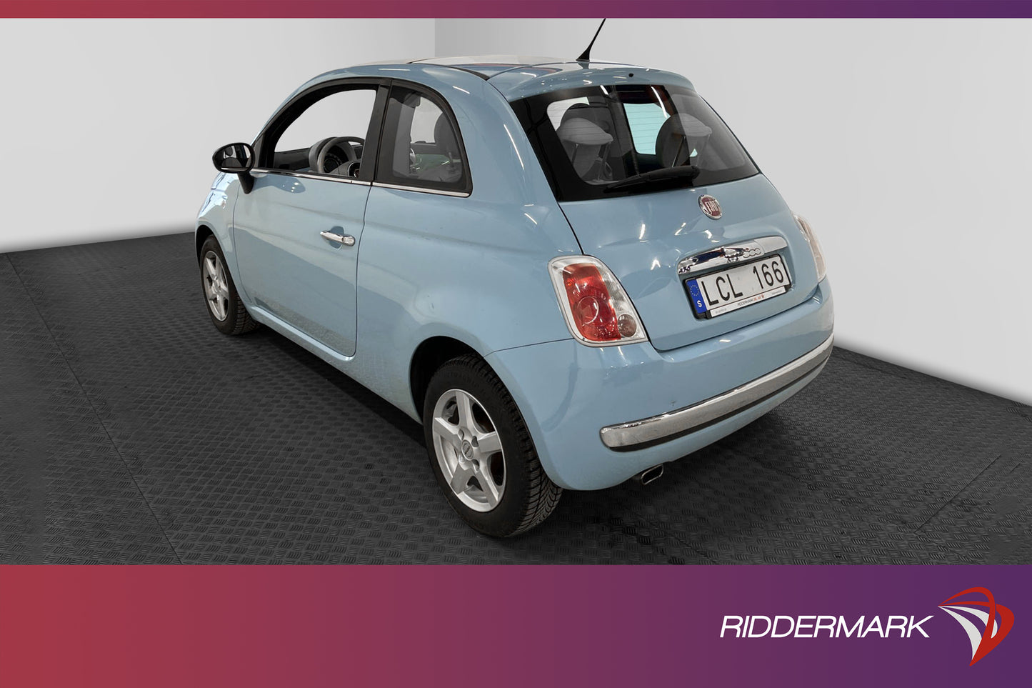 Fiat 500 0.9 8V TwinAir 85hk Lounge Pano Låg Skatt Nybes