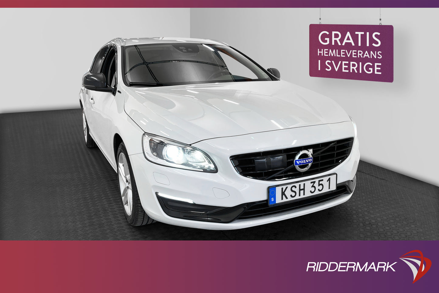 Volvo V60 D6 Plug-in Hybrid AWD 283hk Summum Drag