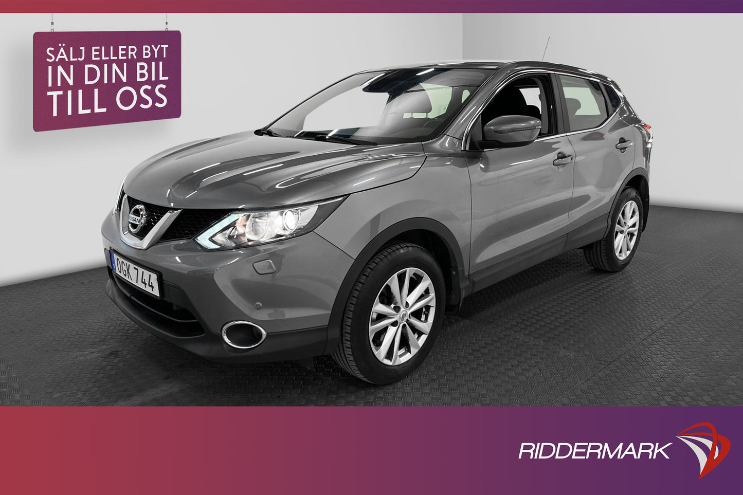 Nissan Qashqai 1.2 DIG-T 115hk 1-brukare Kamera Navi Välserv