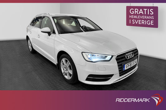 Audi A3 Sportback 1.4 TFSI  125hk P-sensorer 0.49l/mil