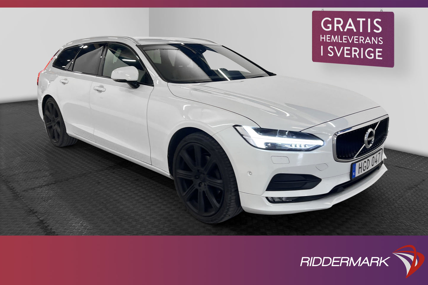 Volvo V90 D4 AWD 190hk Skinn P-Värmare VOC Bkamera Drag BLIS