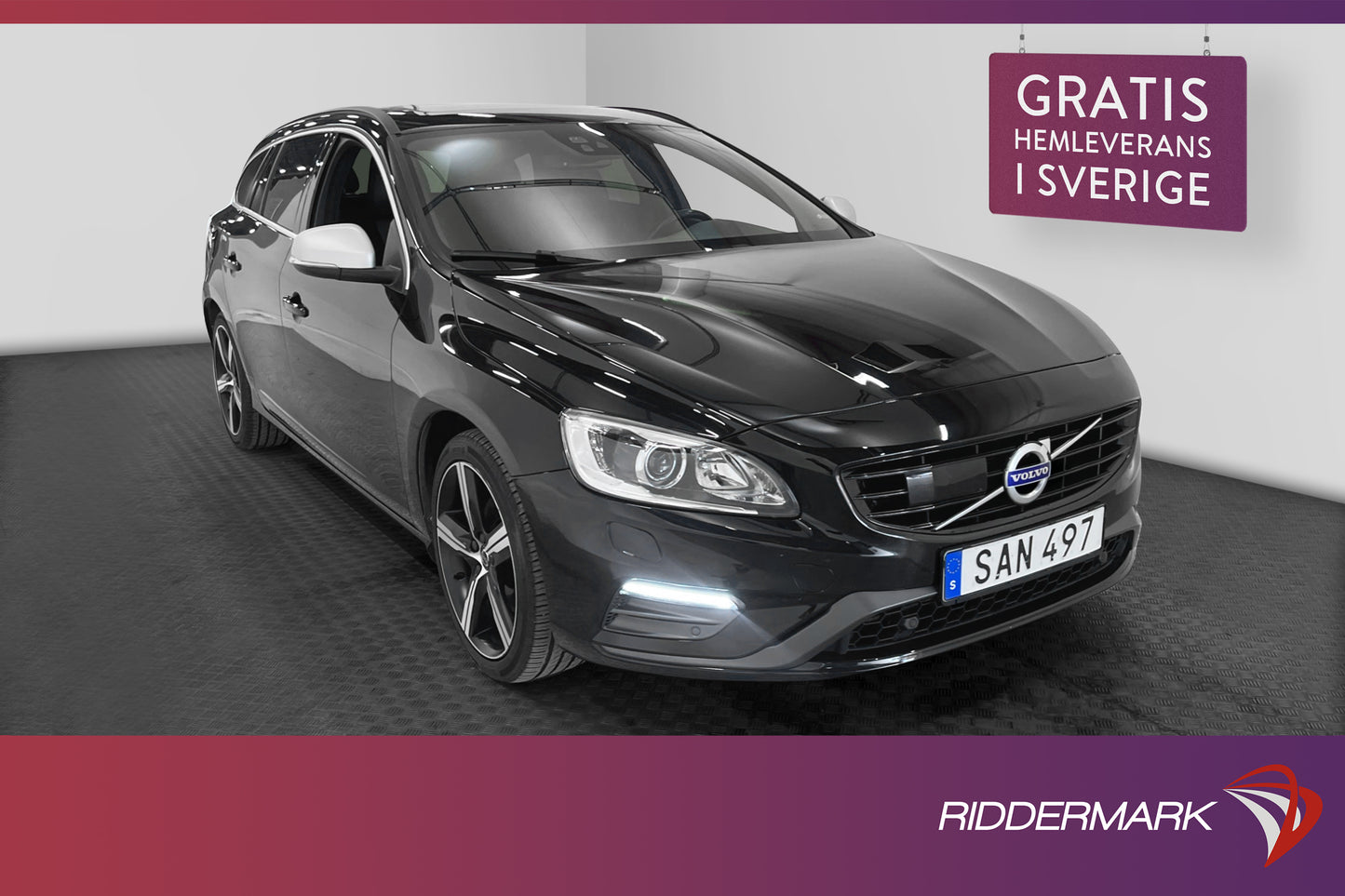 Volvo V60 D3  R-Design Classic VOC D-värm  B-kamera T-lucka