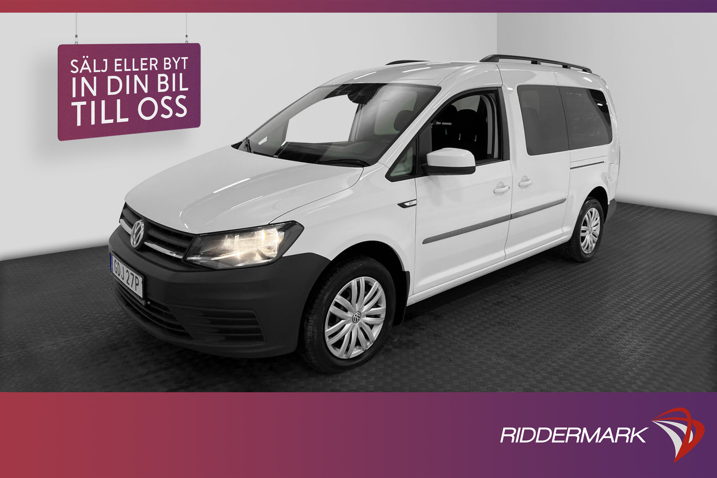 Volkswagen Caddy Maxi Life 2.0 DSG Värmare Dragkrok 7-Sits