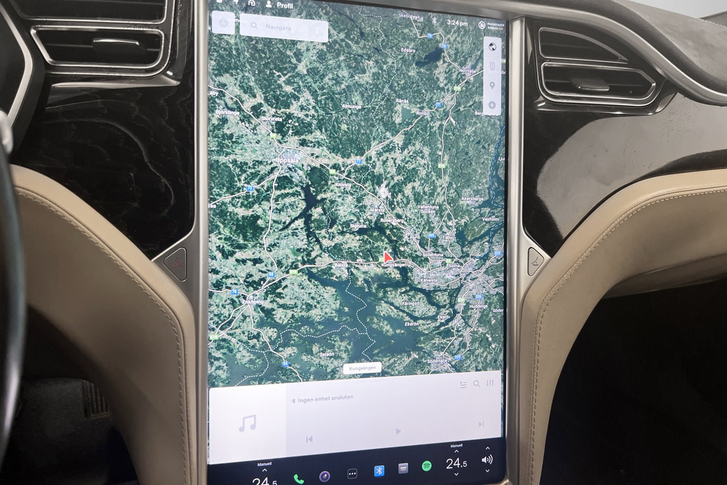 Tesla Model S 90D AWD Luftfjädring Panorama